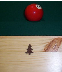 Viking Klondike Log Pool Table