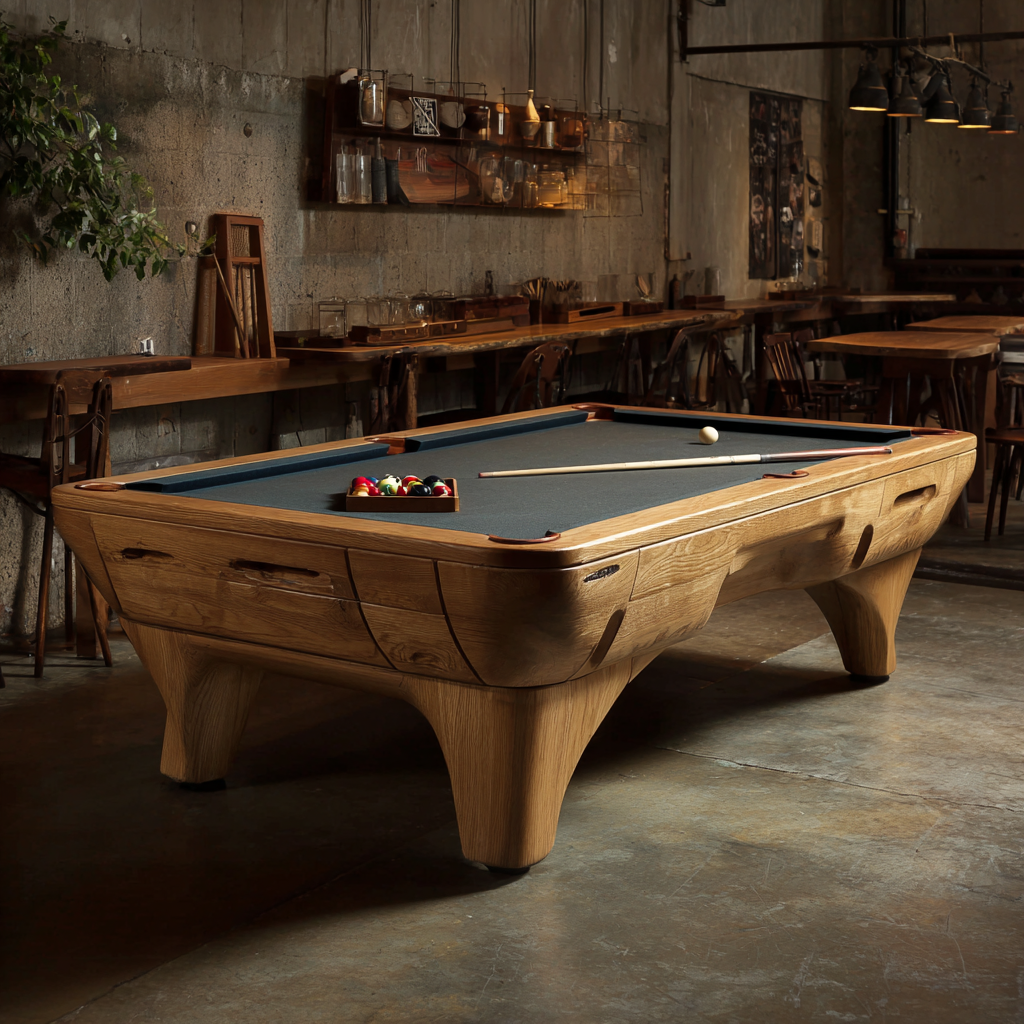 The Ironwood Reserve — Industrial Luxury Billiards Table