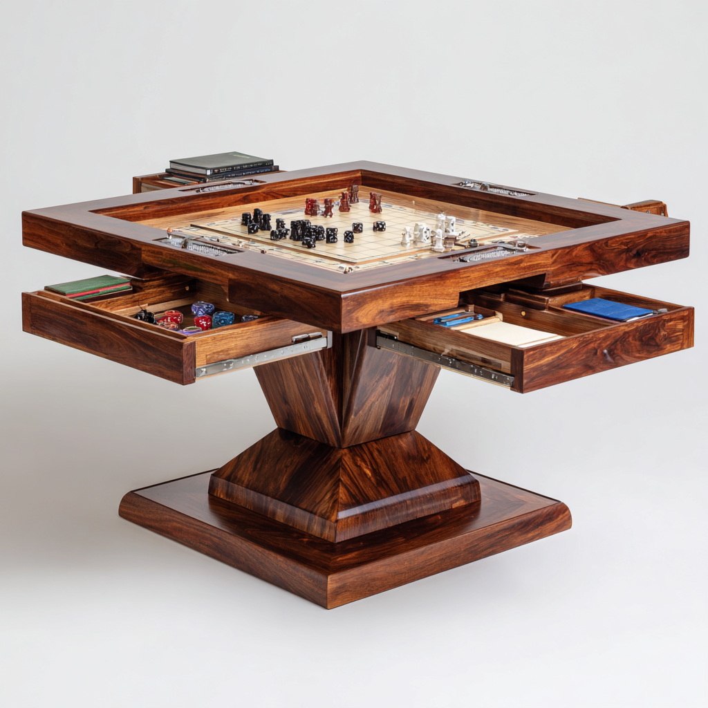 The Monarch Forge 40" — Deluxe RPG Table with Integrated Drawer System