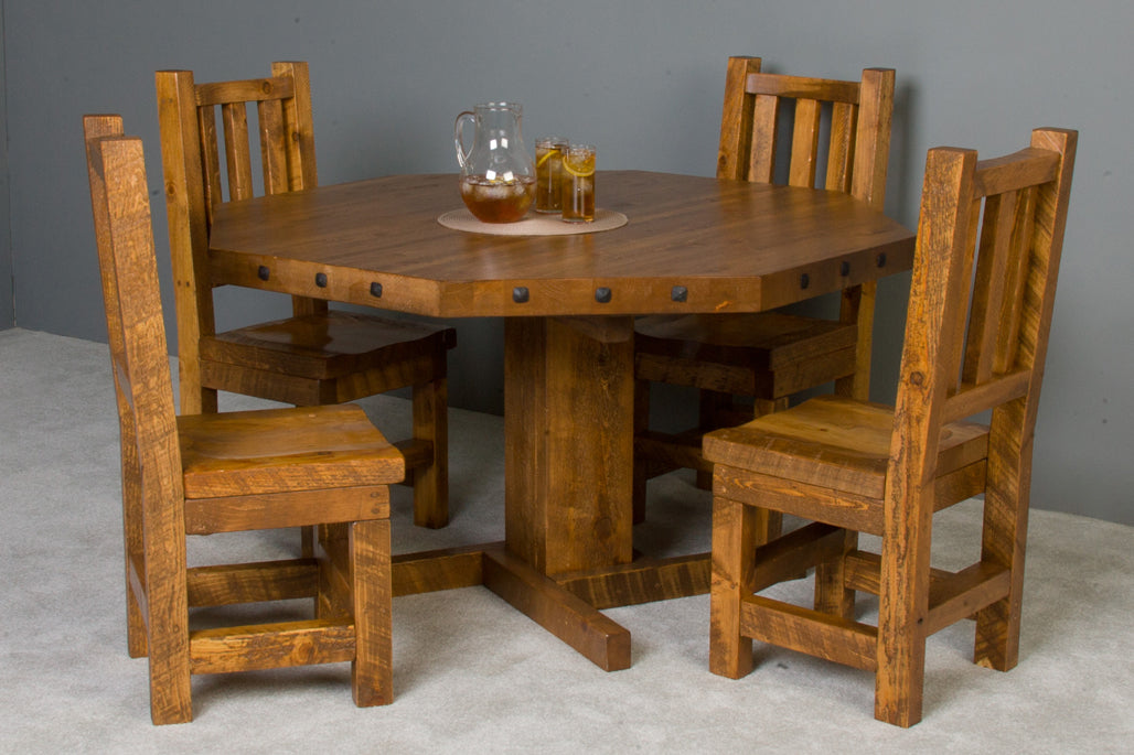 Viking Barnwood Poker Table w/ Reversible Top