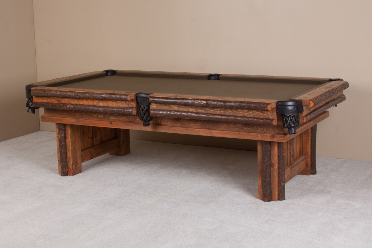 Viking Sawtooth Hickory Pool Table