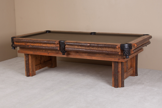 Viking Sawtooth Hickory Pool Table